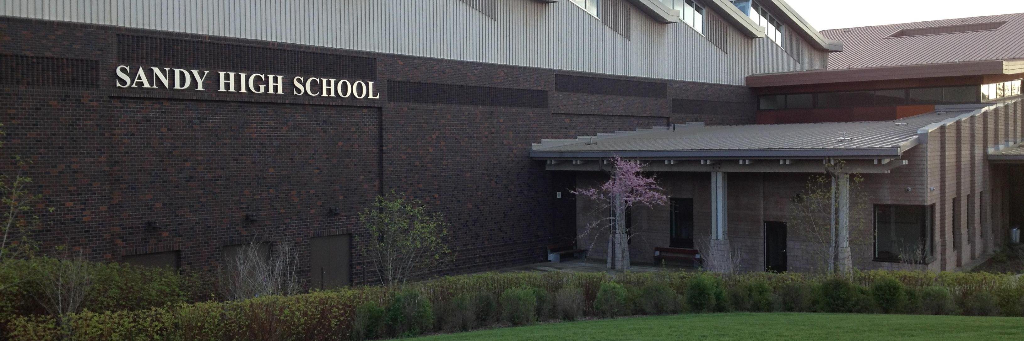 Sandy High School banner
