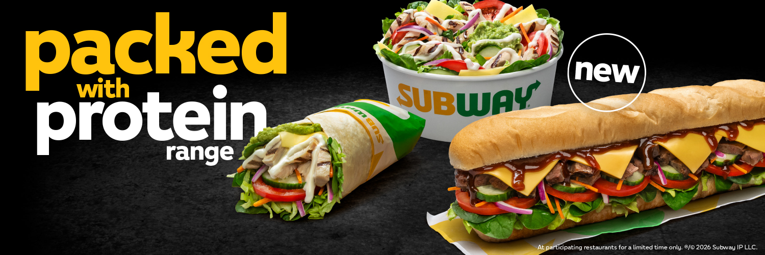 Subway New Zealand banner