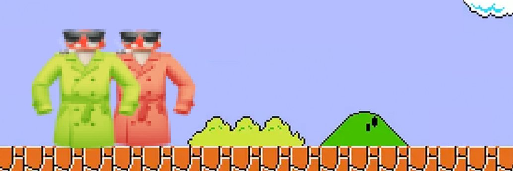 King Me Presents: SUPER NOIRIO BROS. banner