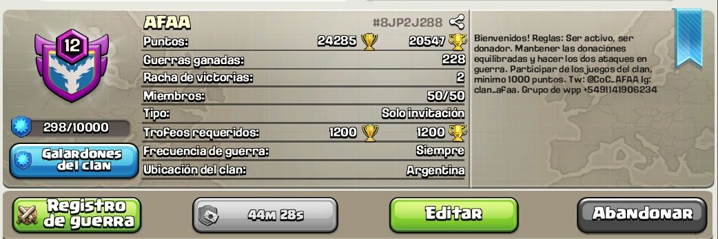 Clan AFAA banner