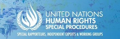 UN Special Rapporteur on the right to housing banner