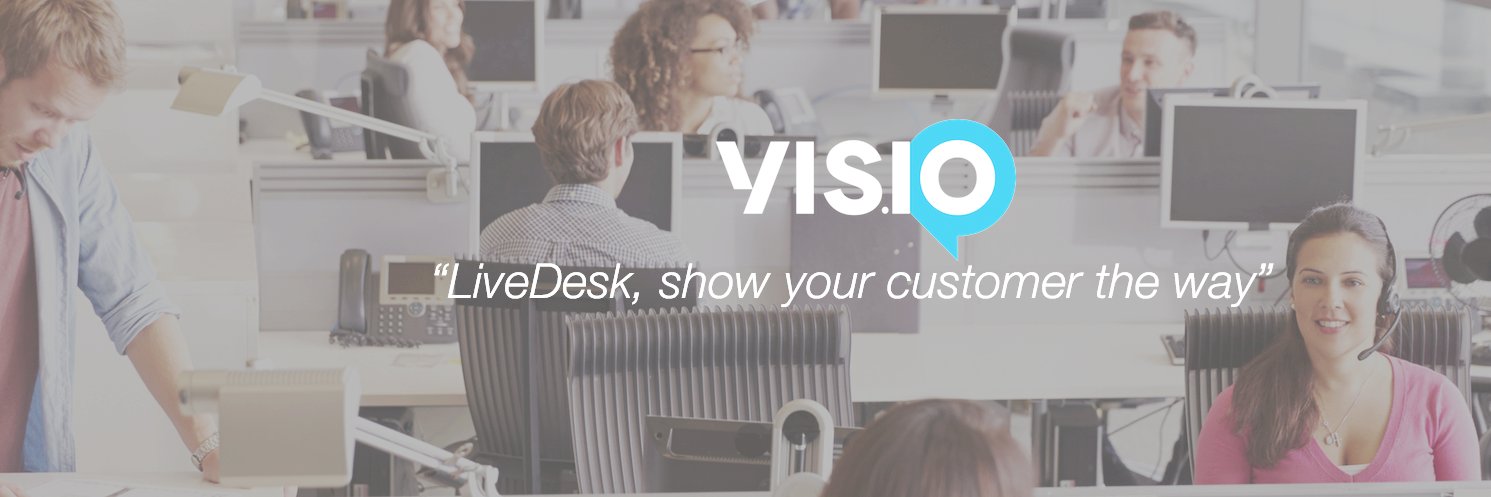 Vis.io - LiveDesk banner