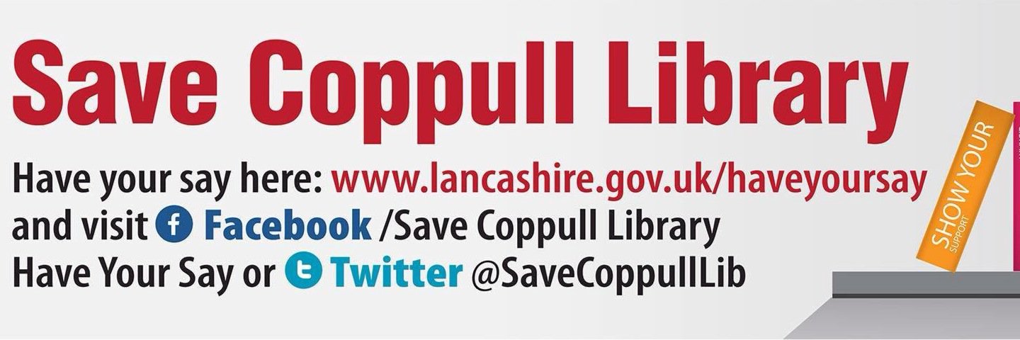 Save Coppull Library banner
