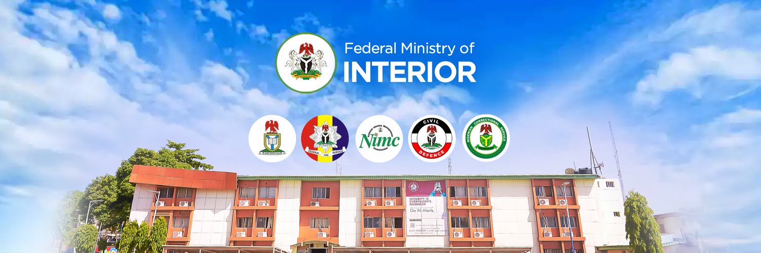 Ministry of Interior's banner