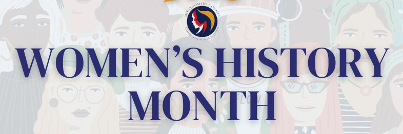 Montgomery County Commission for Women's banner