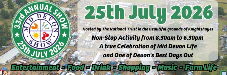 Mid Devon Show 🐓🌾🚜☀️ banner