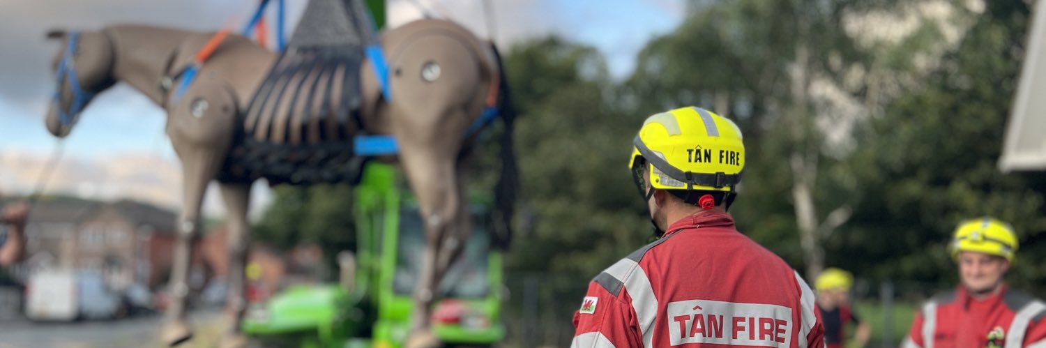 Machynlleth Fire and Rescue Station banner
