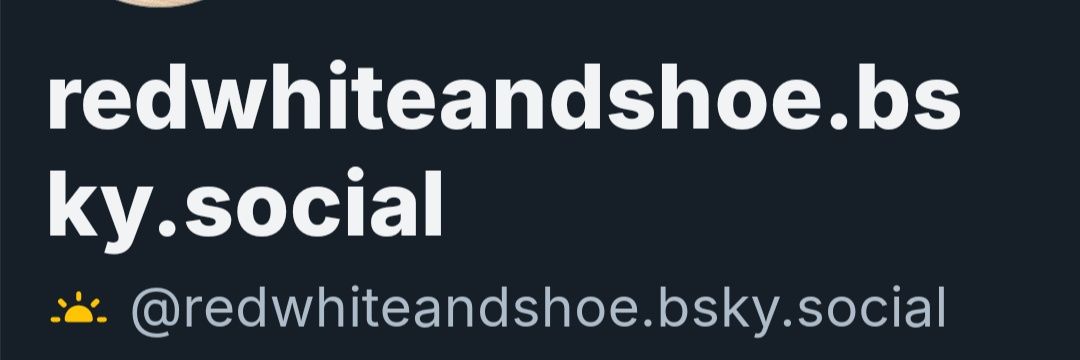 Red White & Shoe banner