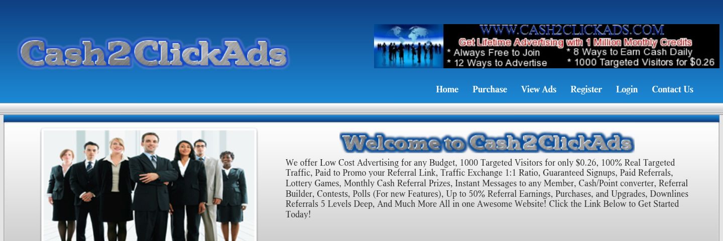 #Cash2ClickAds banner