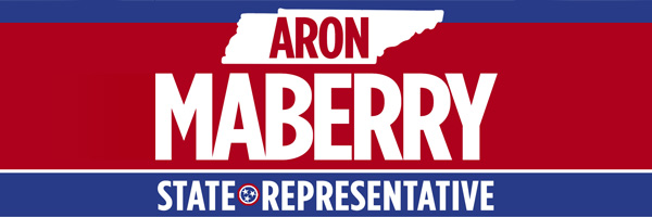 Rep. Aron Maberry banner
