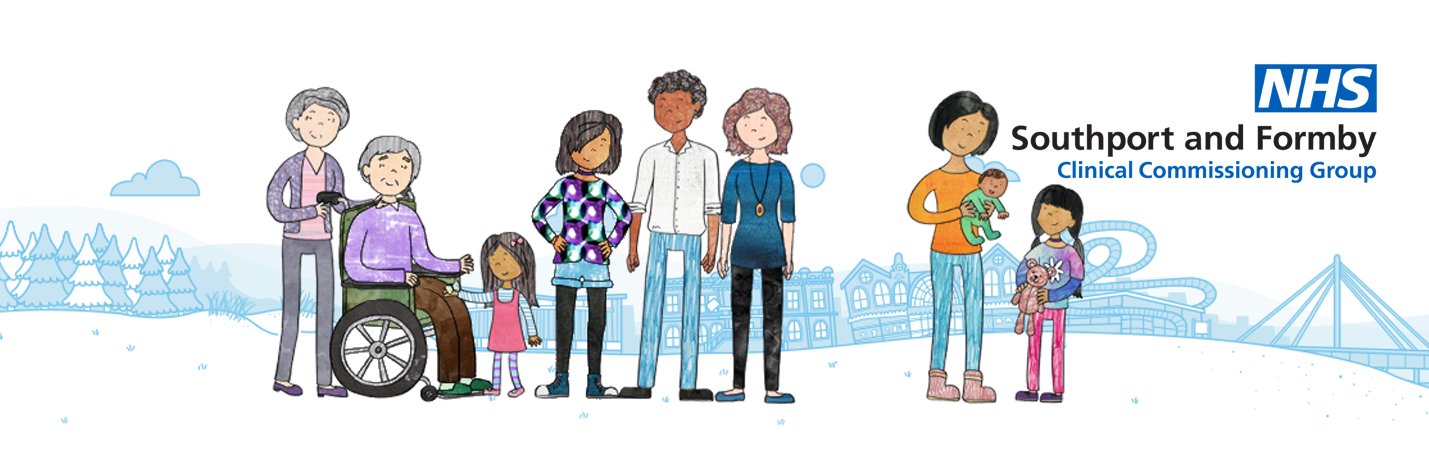 NHS Southport and Formby CCG banner