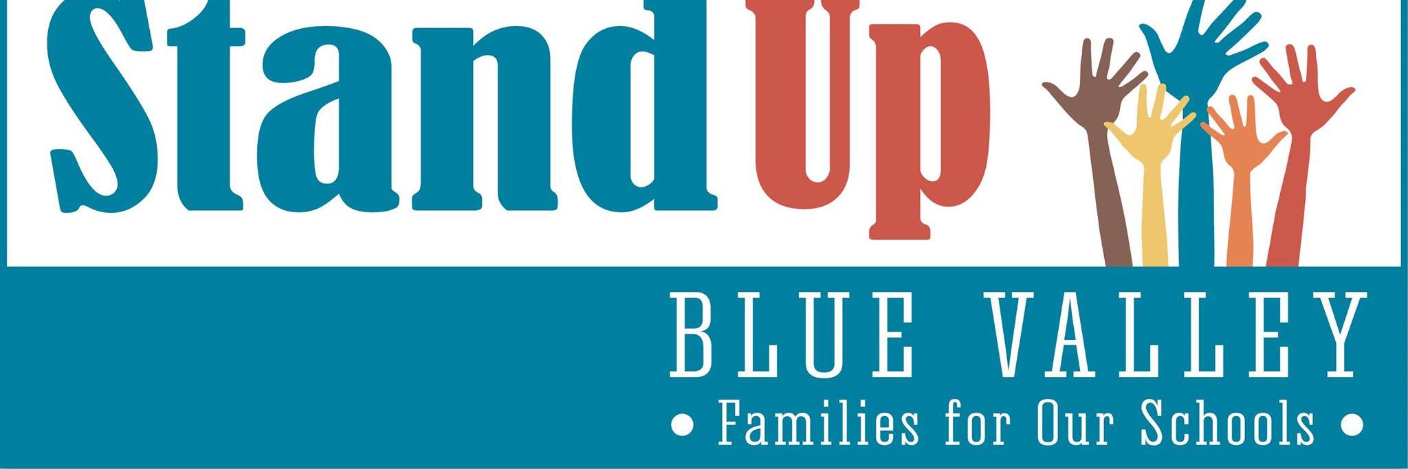 Stand Up Blue Valley banner
