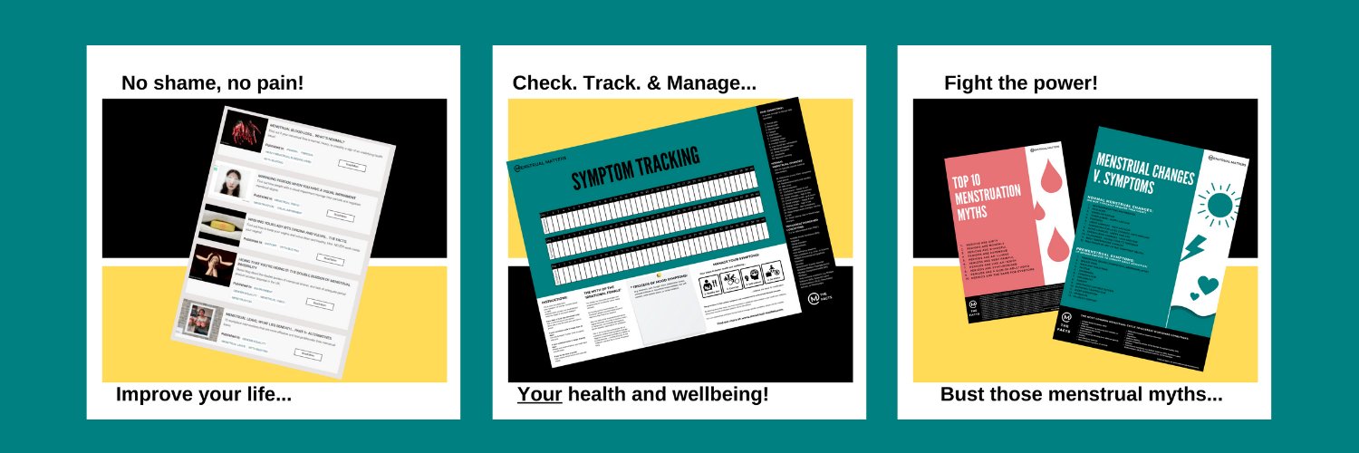 Menstrual Matters banner