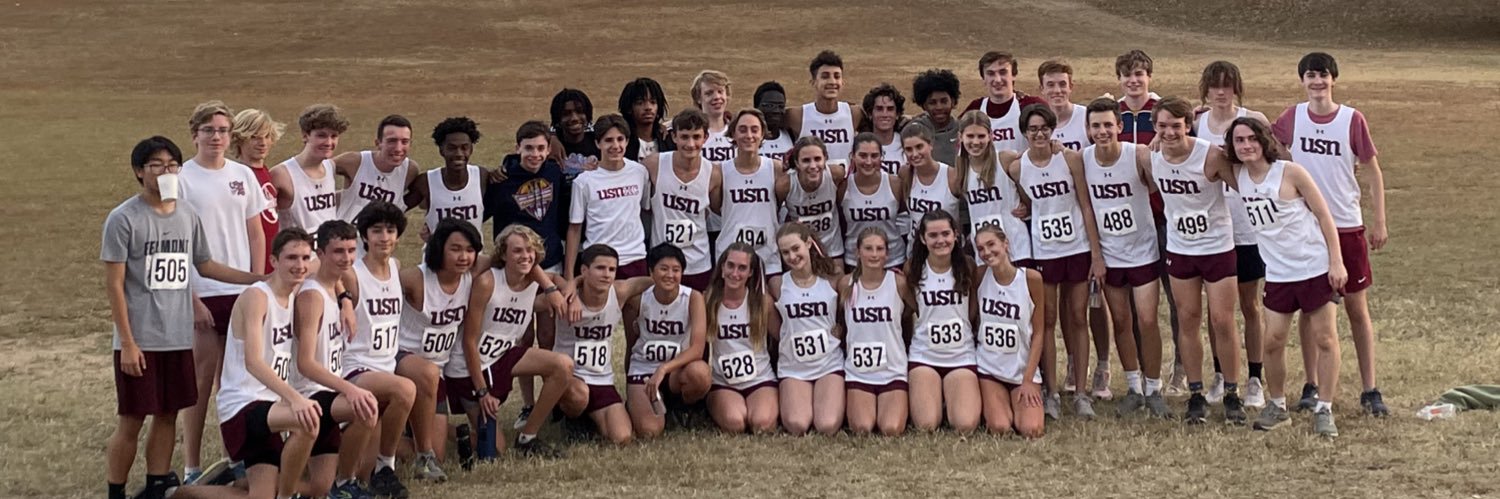 USN cross country and track & field banner