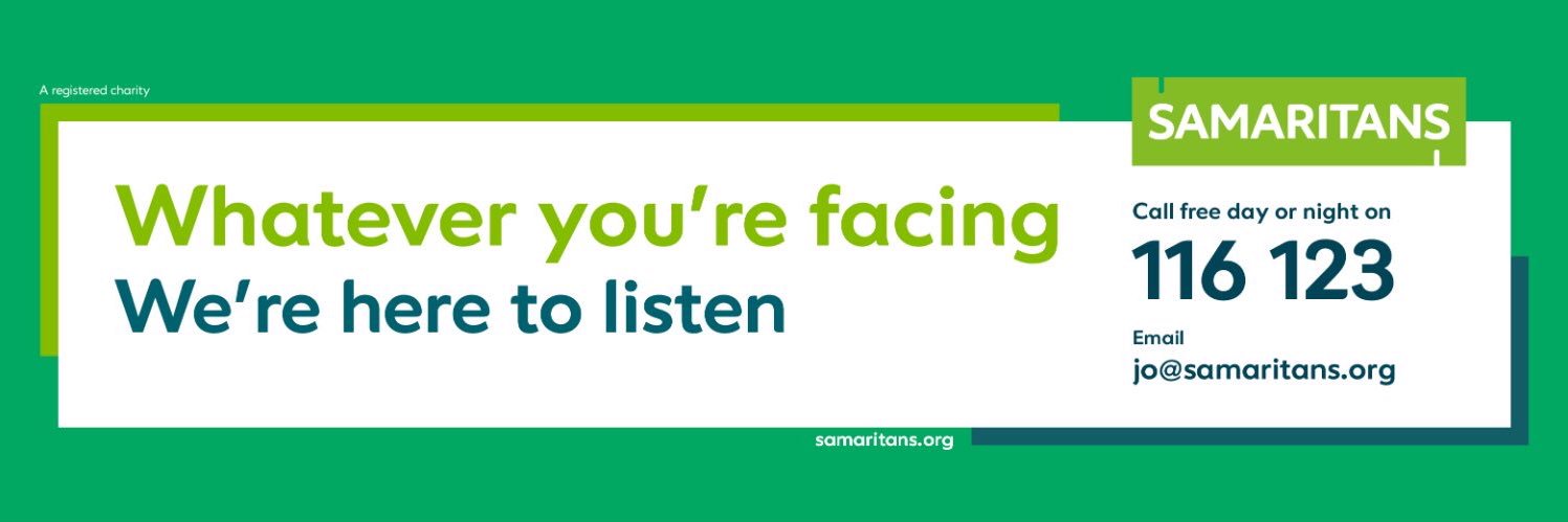 Croydon Samaritans banner