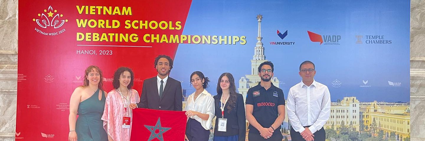 Morocco Debate Association banner