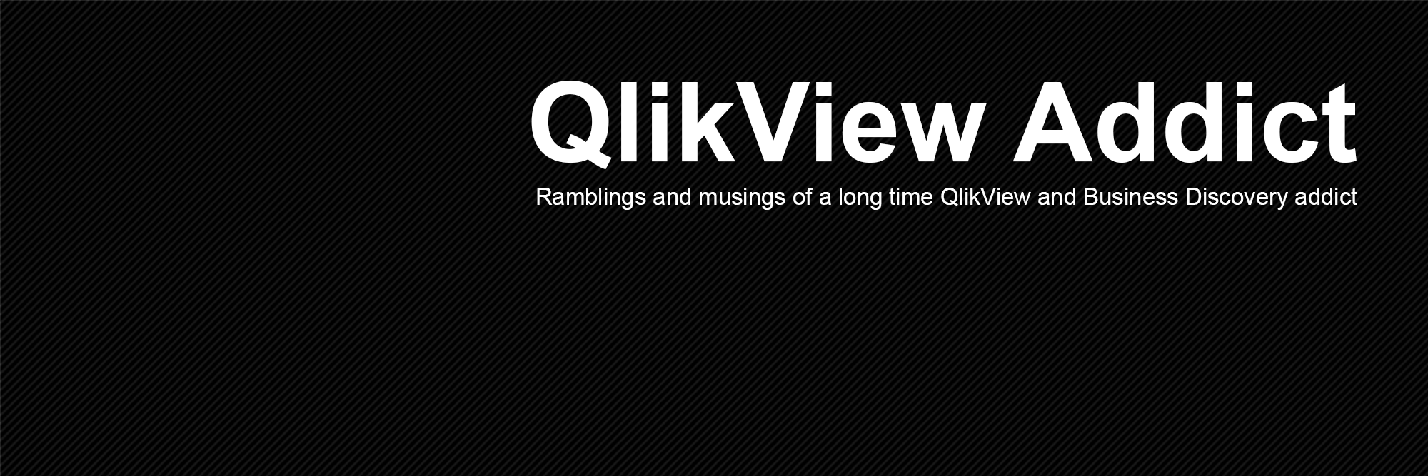 QlikViewAddict's profile banner image