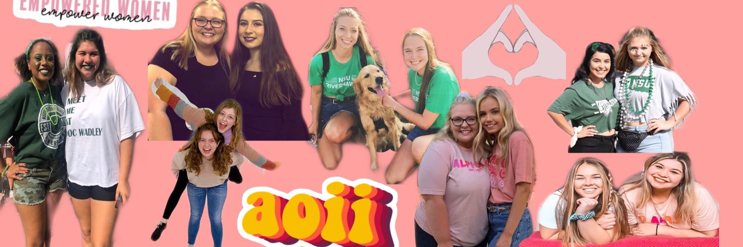 ☆ Alpha Omicron Pi ☆ banner