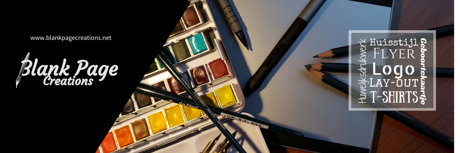 Blank Page Creations banner