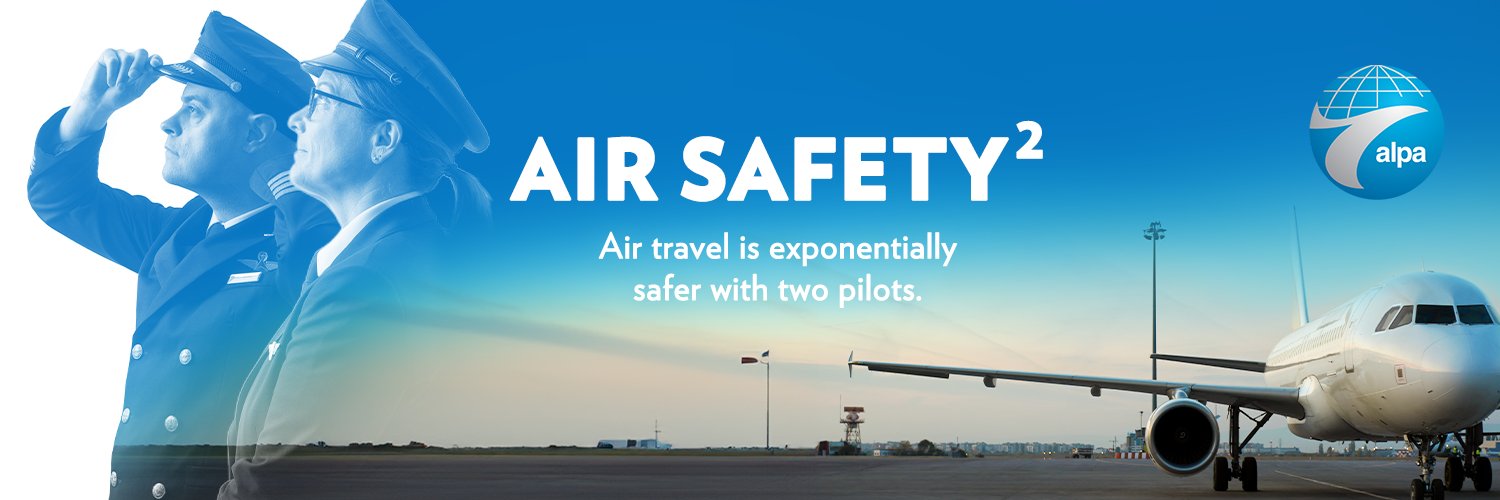 Air Line Pilots Association's banner