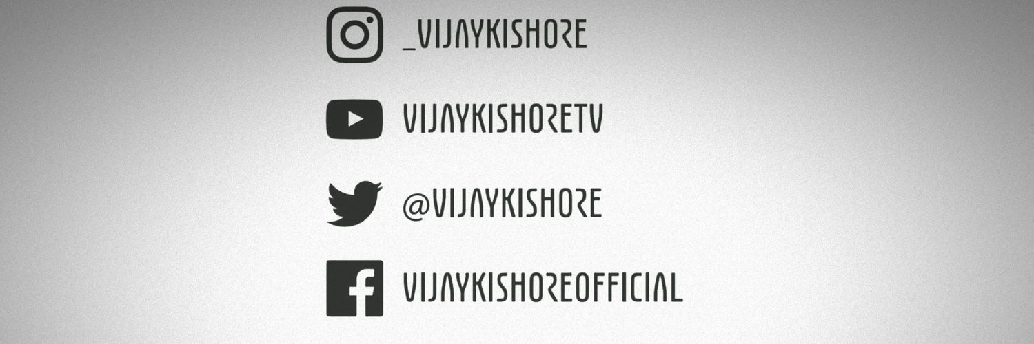 vijaykishore's profile banner image