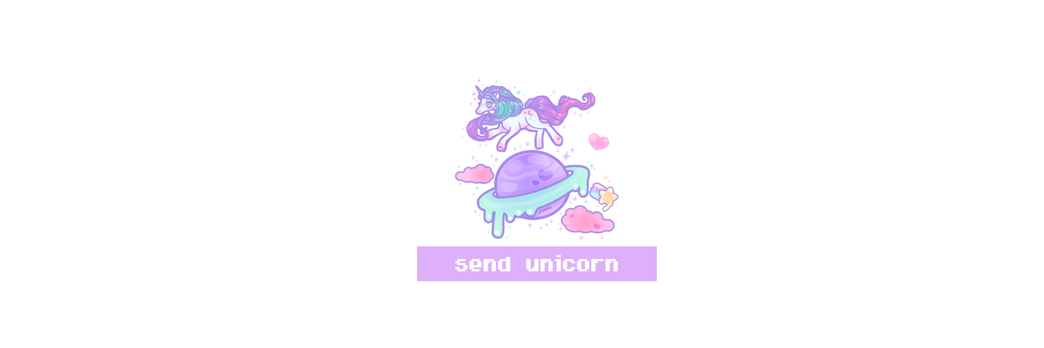 sendxunicorn's profile banner image