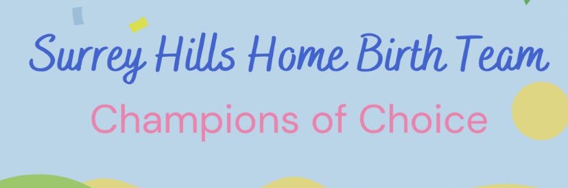 Surrey Hills Home Birth Team banner