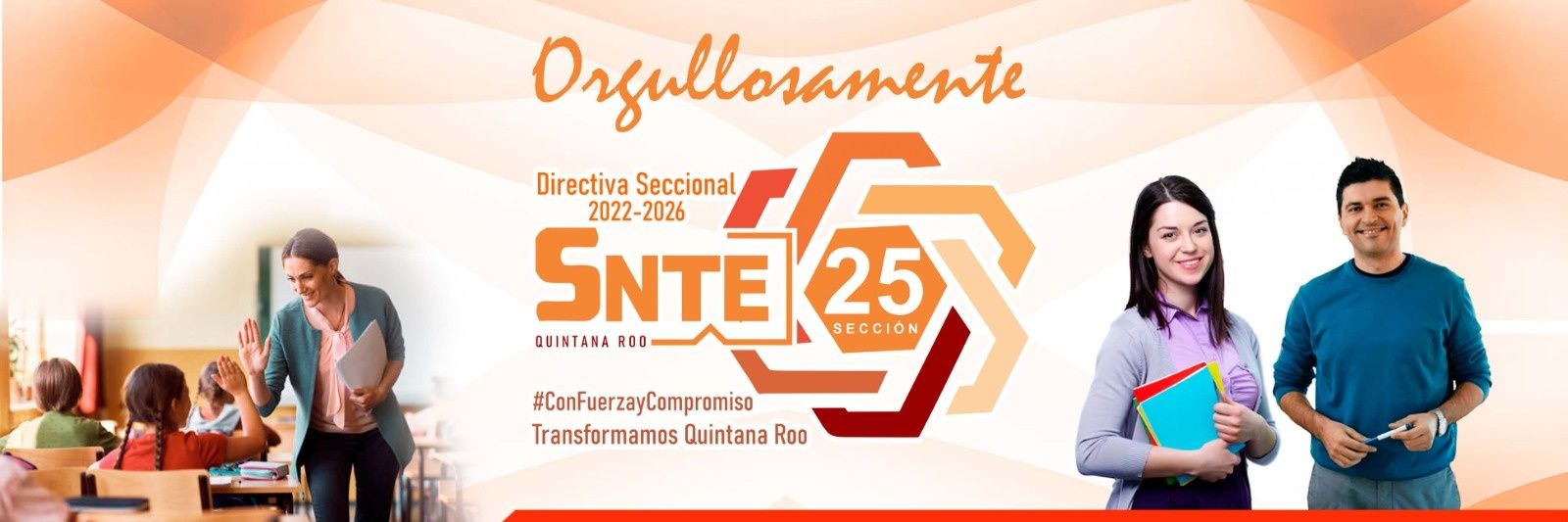 Sección 25 SNTE banner