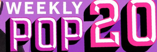 Weekly Pop 20 Countdown banner