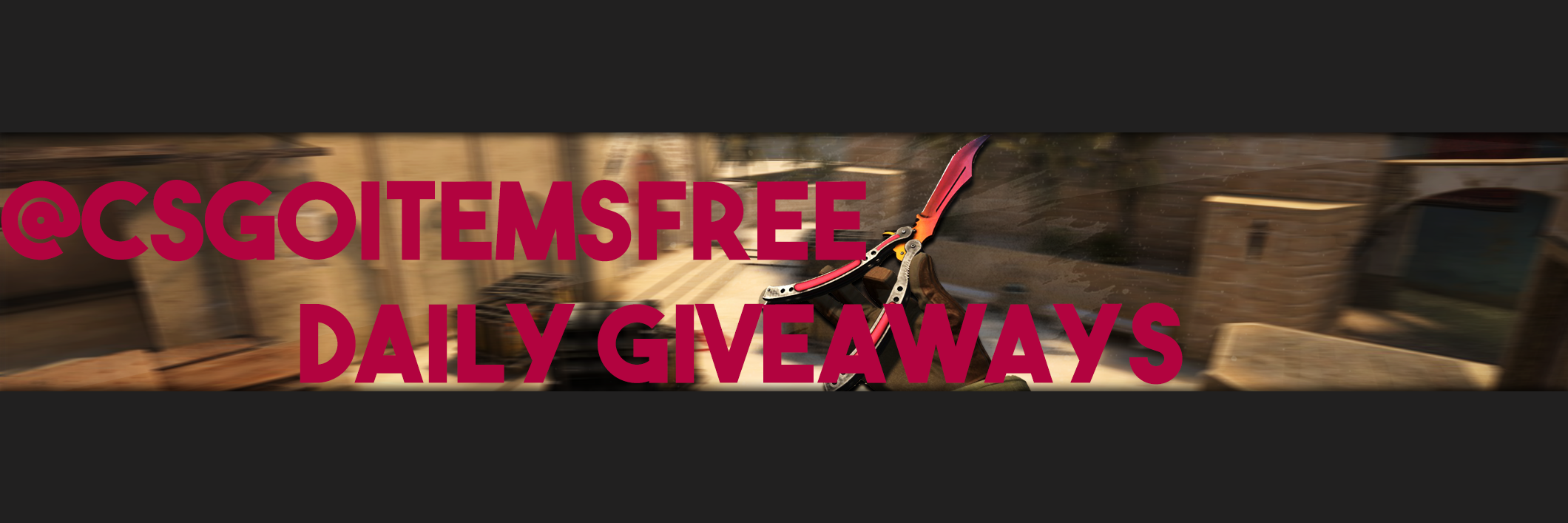 CSGOItemsFree's profile banner image