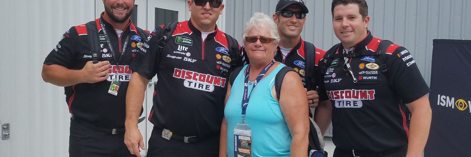 Patty from Mich.RFK,Penske,crew member fan. banner