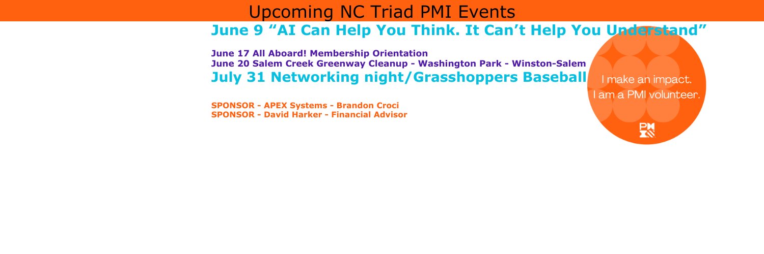 NCTriadPMI's profile banner image