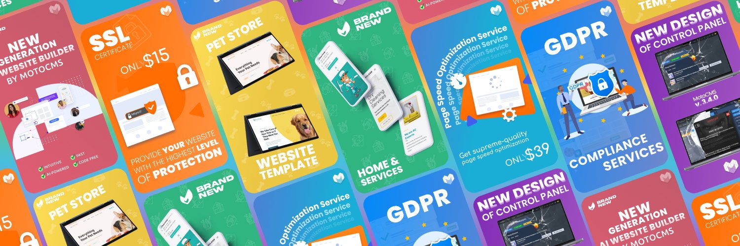 MotoCMS's profile banner image