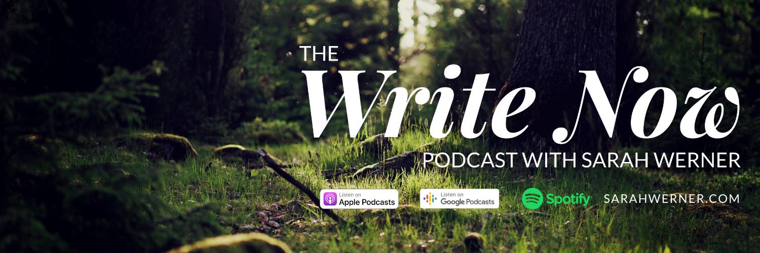 Write Now Podcast banner