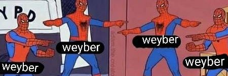 weyber's profile banner image
