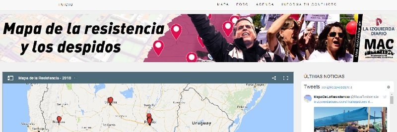 El Mapa de la Resistencia banner