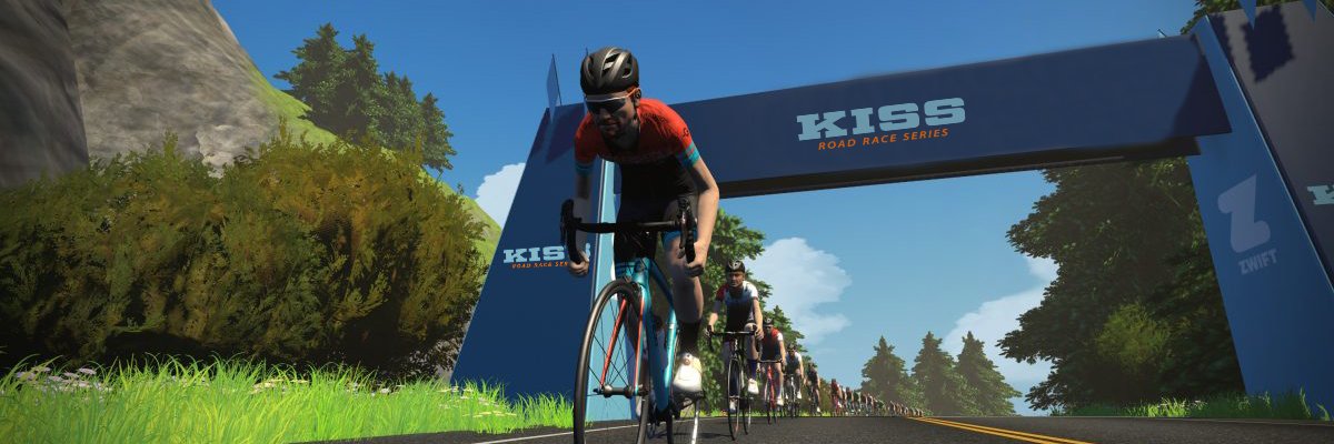 KISS Road Race banner