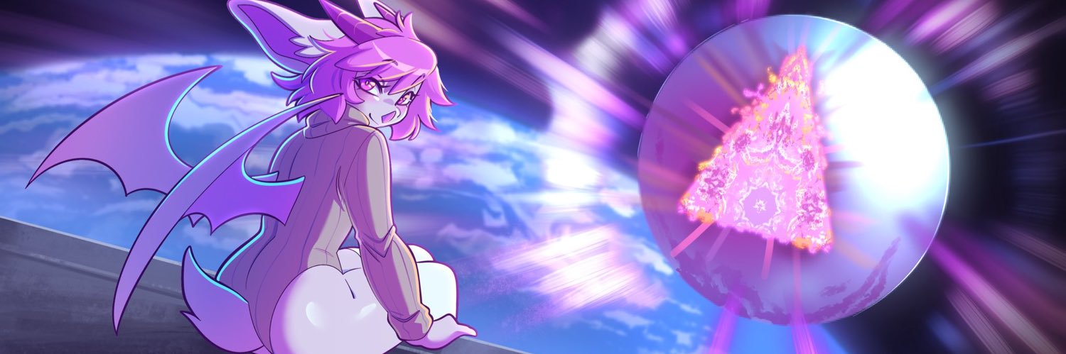 Magenta banner