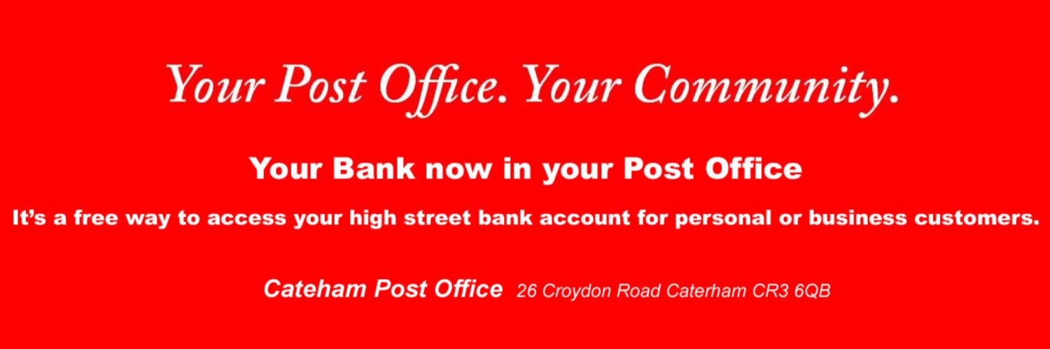 Caterham Post Office banner