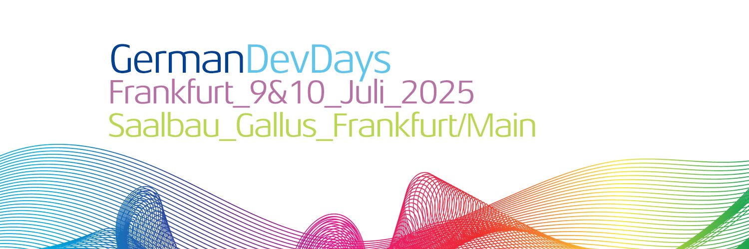 GDD - GermanDevDays 🌈 banner