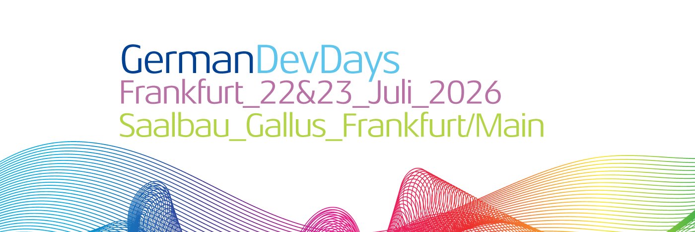 GDD - GermanDevDays 🌈 banner