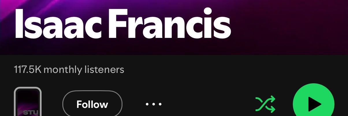 Isaac Francis banner