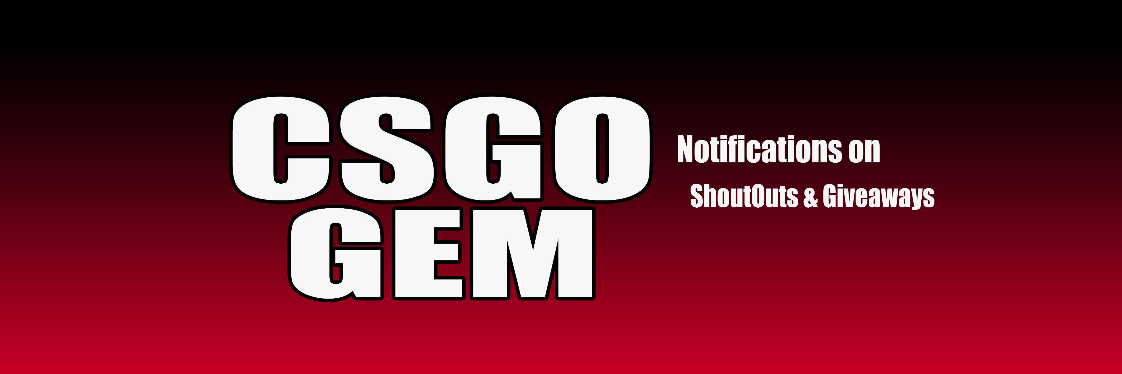 CSGO Gem banner