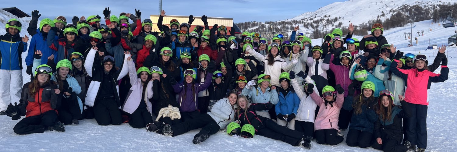 Coombe Ski Trip banner