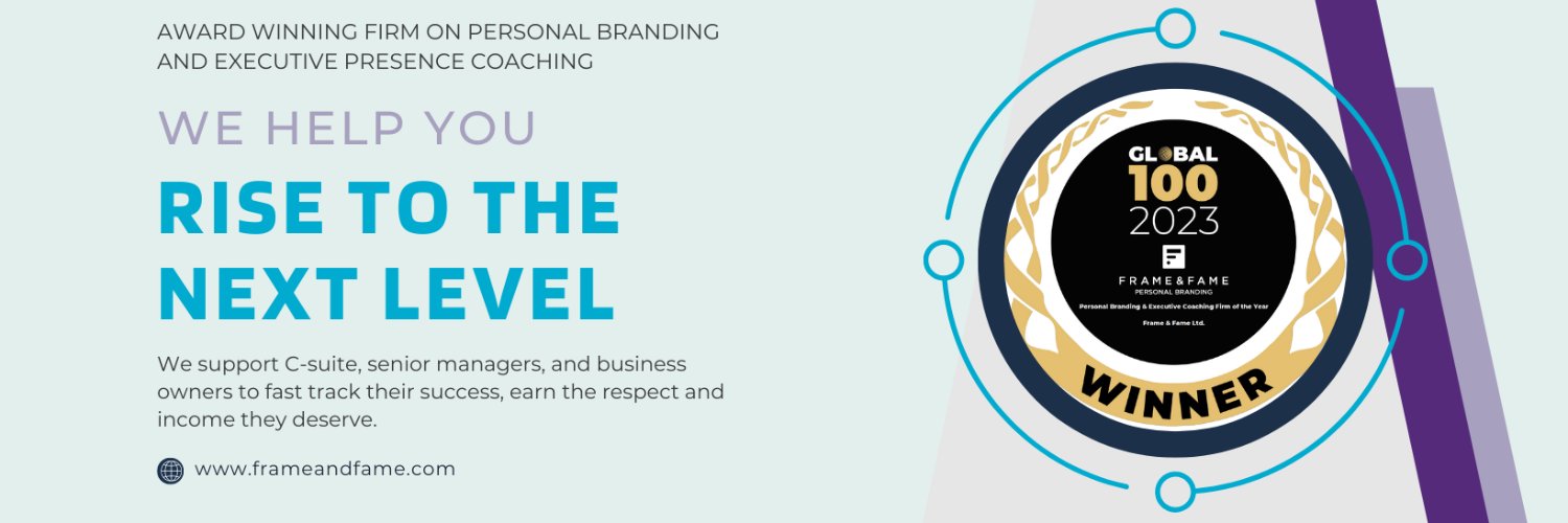 Frame & Fame Personal Branding banner