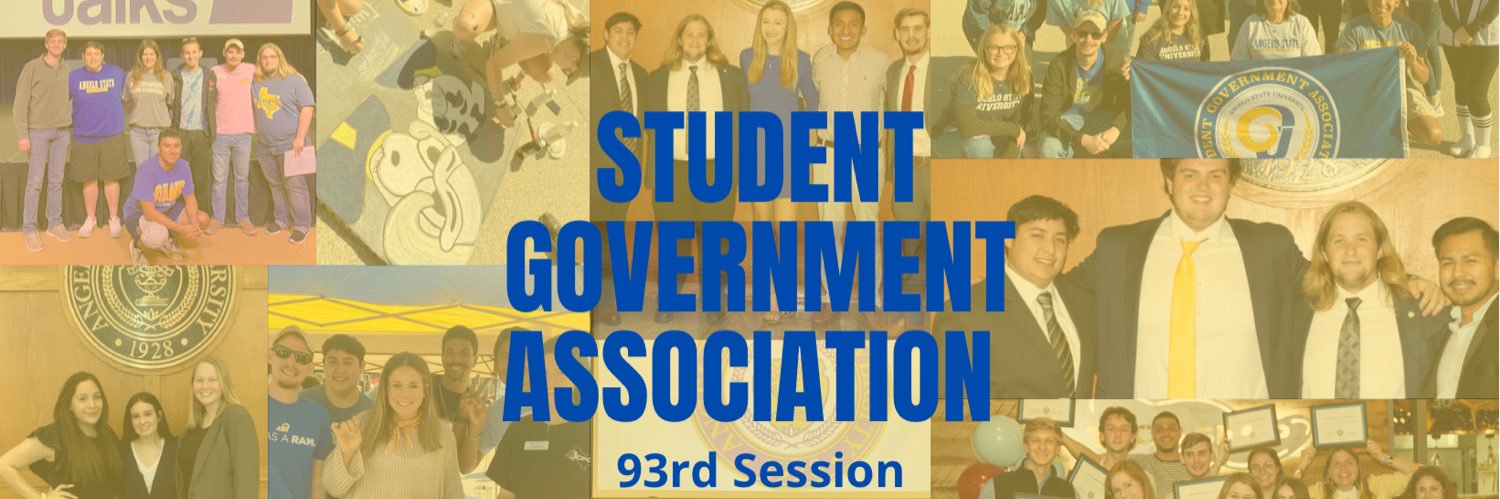Angelo State SGA banner