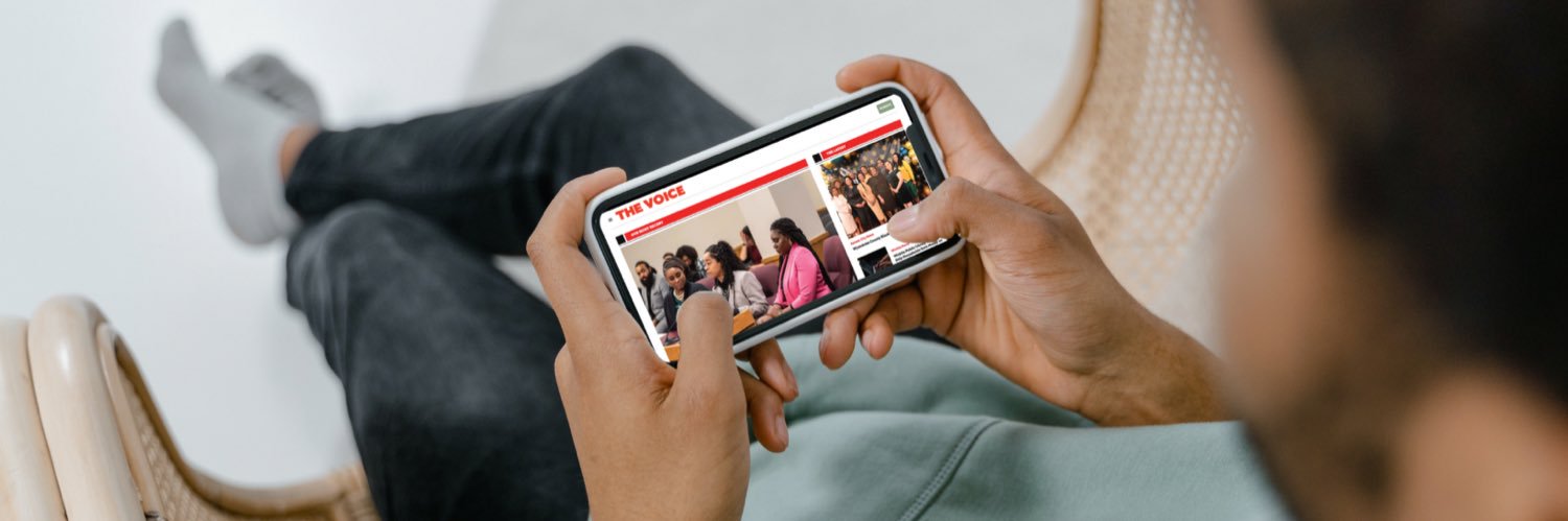 The Community Voice Kansas City banner