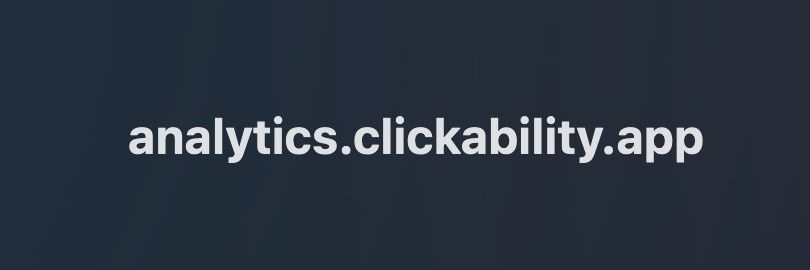 Clickability banner