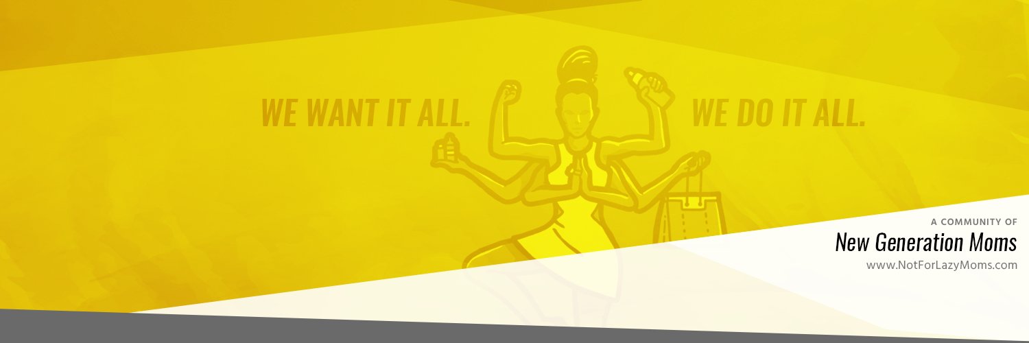 NotForLazyMoms's profile banner image