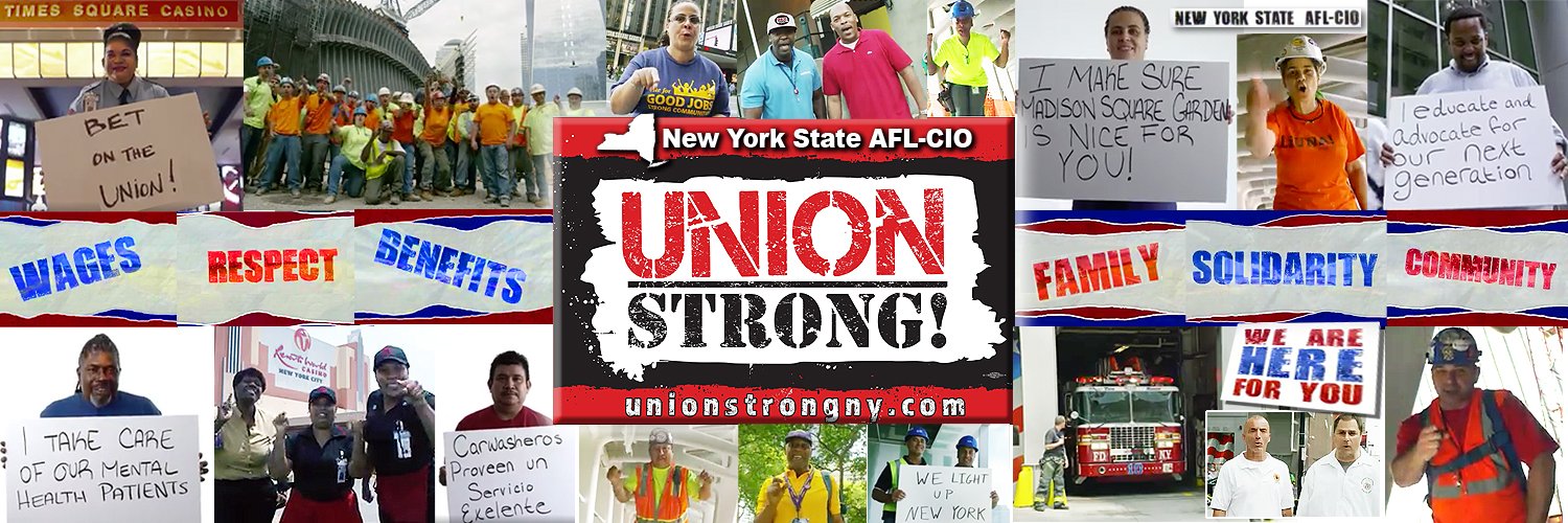 NYS AFL-CIO // #UnionStrong Profile Banner